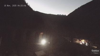 Brusio: Li Canvi: Webcam Trenino Rosso - Bernina Express in Valposchiavo