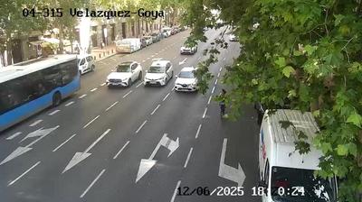 Recoletos: Traffic in Velazquez-Goya