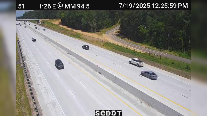 Traffic Cam Irmo: I-26 W @ MM 100.5