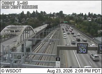 Traffic Cam Mount Baker: I-90 at MP 4.4: West Highrise