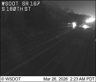 Traffic Cam Kent: SR 167 at MP 24.4: S 180th St