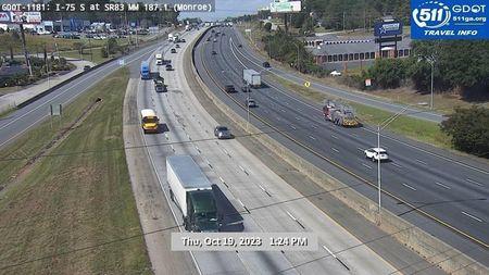 Traffic Cam Forsyth: GDOT-CAM-I-75-187-S--1