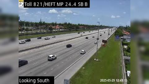 Traffic Cam University Park: SR 821 MM 24.4 SB B