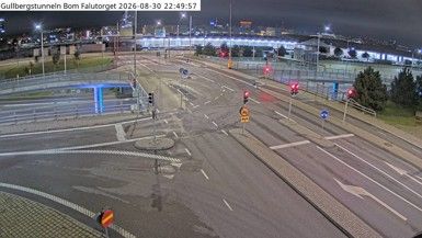 Traffic Cam Stampen: Gullbergstunneln Bom Falutorget