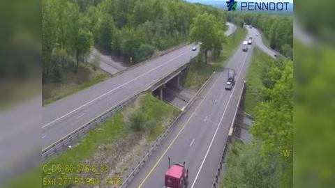 Traffic Cam Kidder Township: I-80 @ EXIT 277 (PA 940/TURN-PIKE/I-476 WILESBARRE/ALLENTOWN)