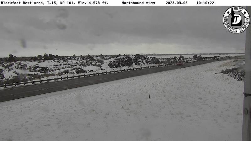 Traffic Cam Firth › North: I-15: Blackfoot Rest Area: North