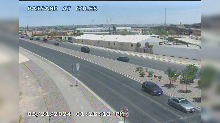 Traffic Cam El Paso › West: US-62/Paisano @ Coles