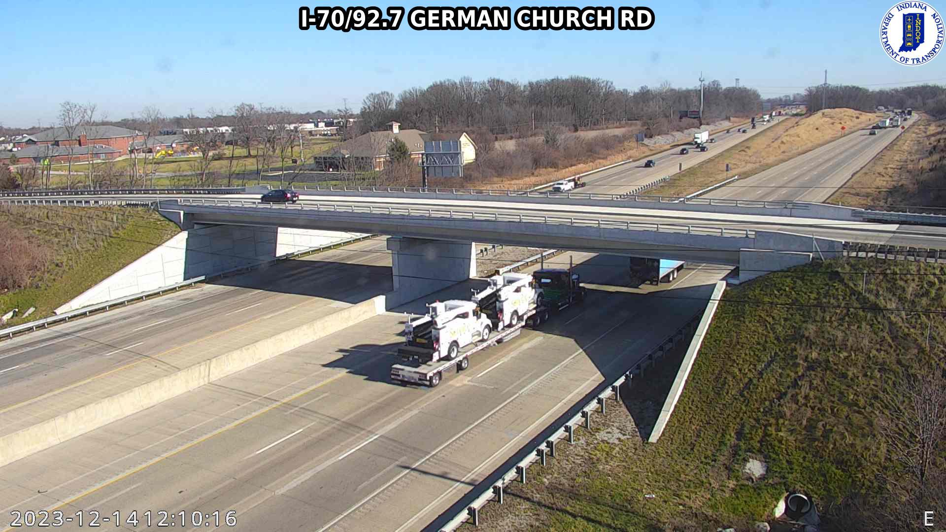Traffic Cam Indianapolis: I-70: I-70/92.7 GERMAN CHURCH RD