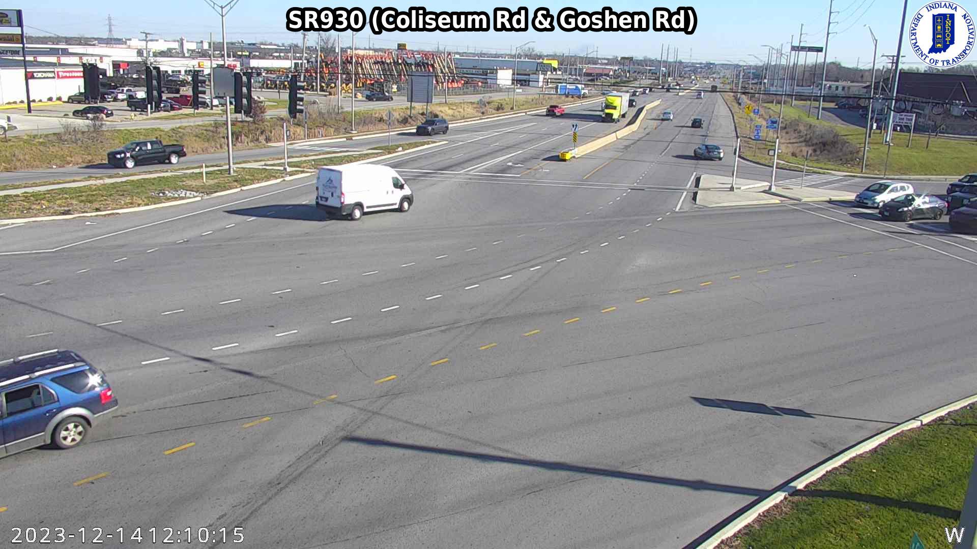 Traffic Cam Fort Wayne: SIGNAL: SR930 (Coliseum Rd & Goshen Rd)