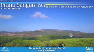 immagine della webcam nei dintorni di Serri: webcam Silius