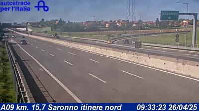 Preview delle webcam di Uboldo: A09 km. 15,7 Saronno itinere nord