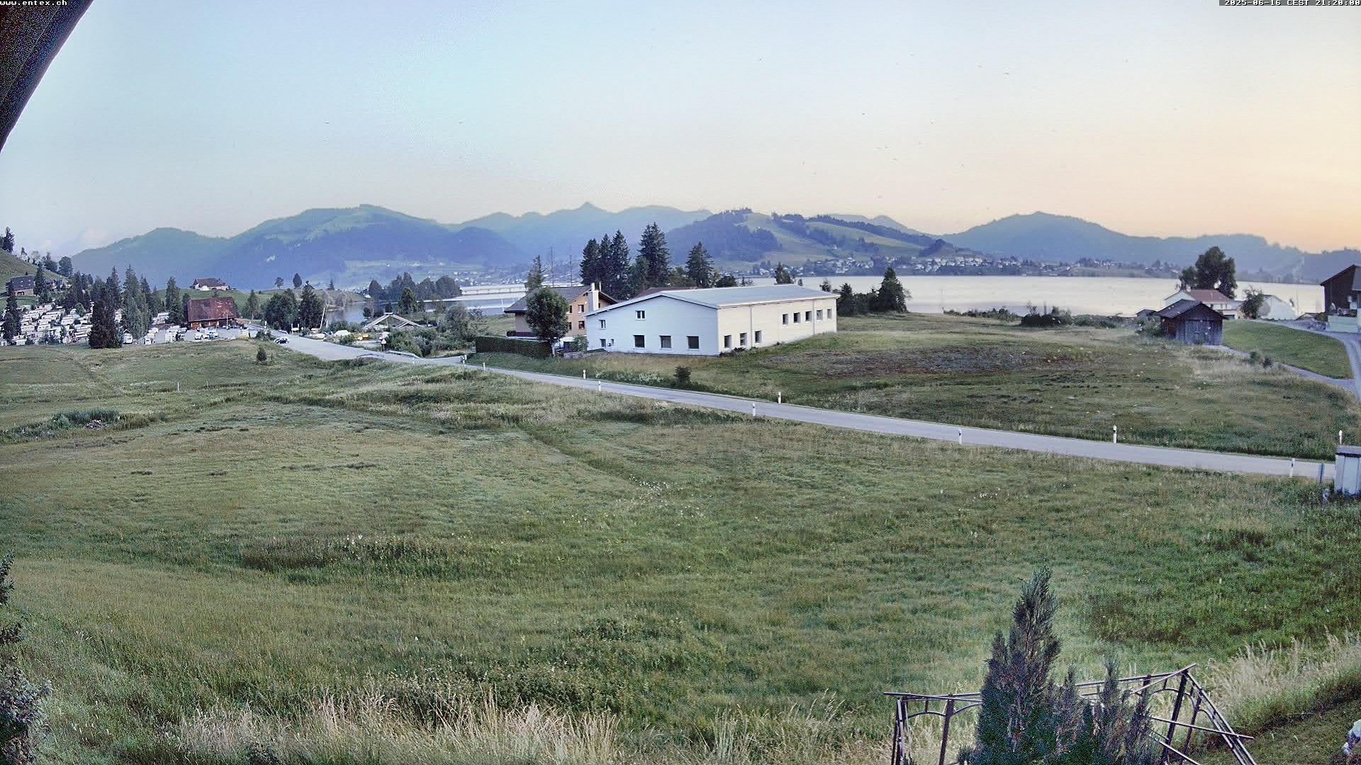 Willerzell: Blickrichtung Sihlsee und Birchli/Einsiedeln