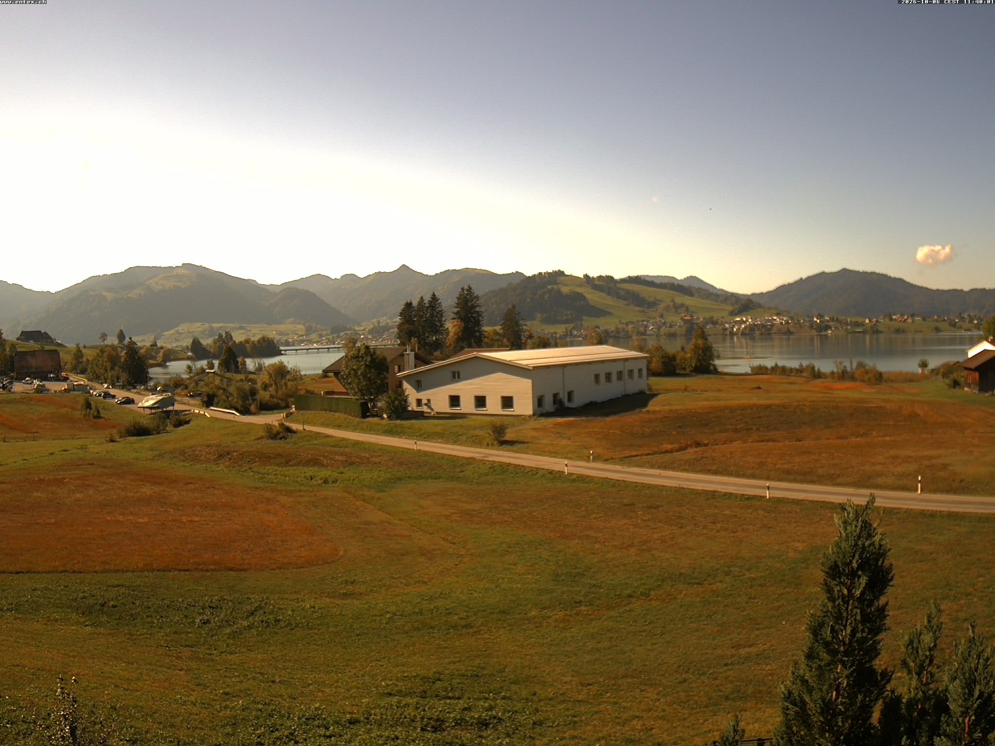 Willerzell: Blickrichtung Sihlsee und Birchli/Einsiedeln
