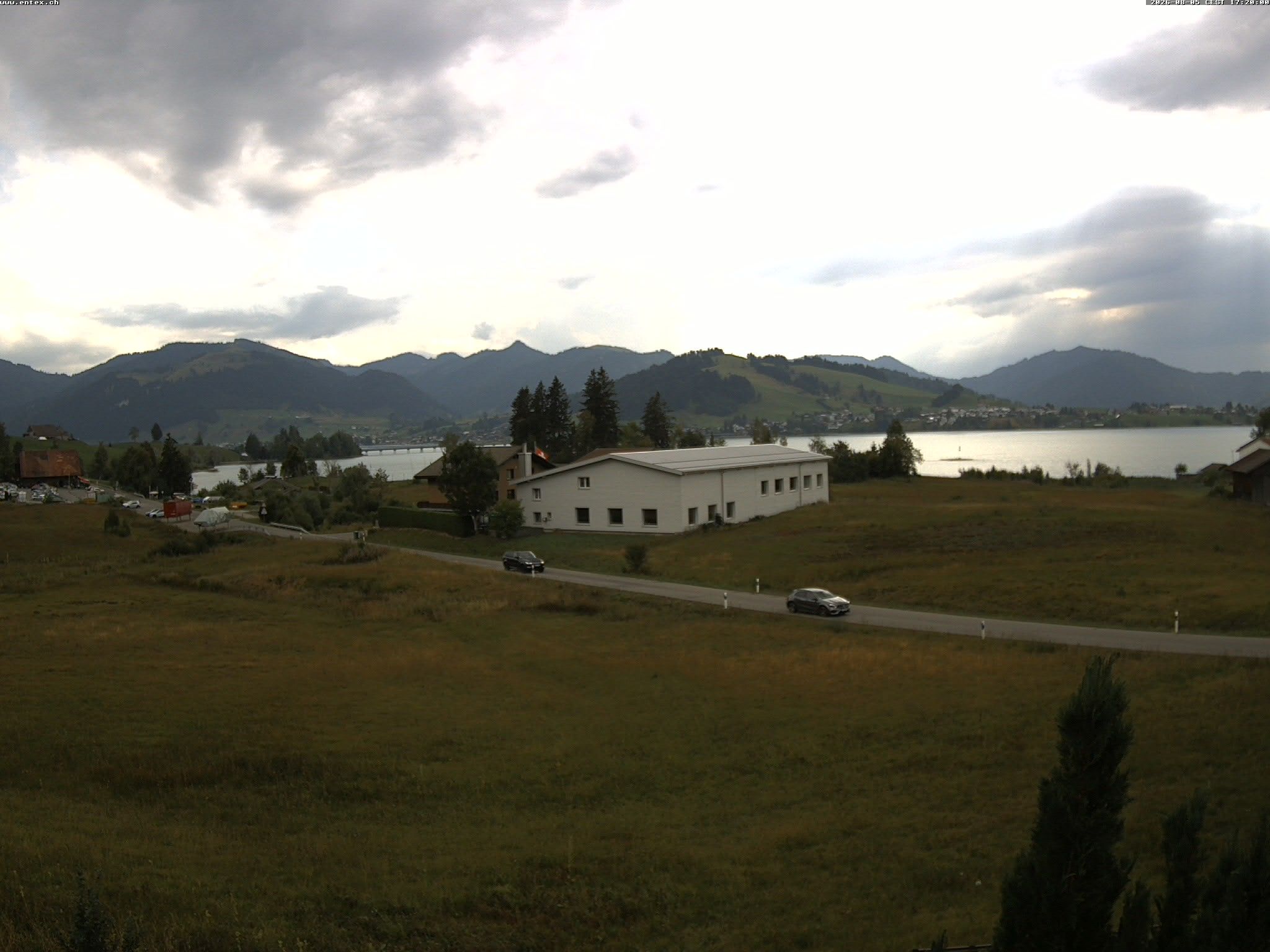 Willerzell: Blickrichtung Sihlsee und Birchli/Einsiedeln