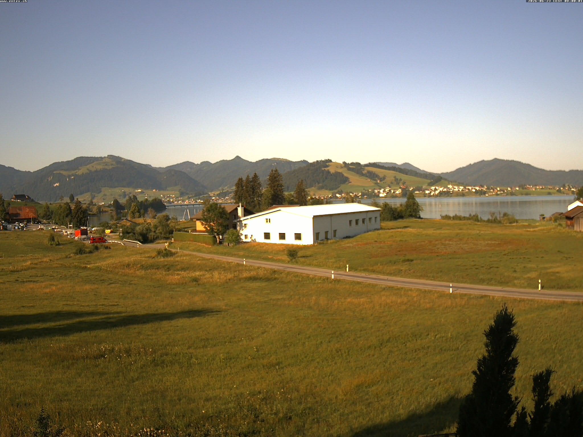 Willerzell: Blickrichtung Sihlsee und Birchli/Einsiedeln