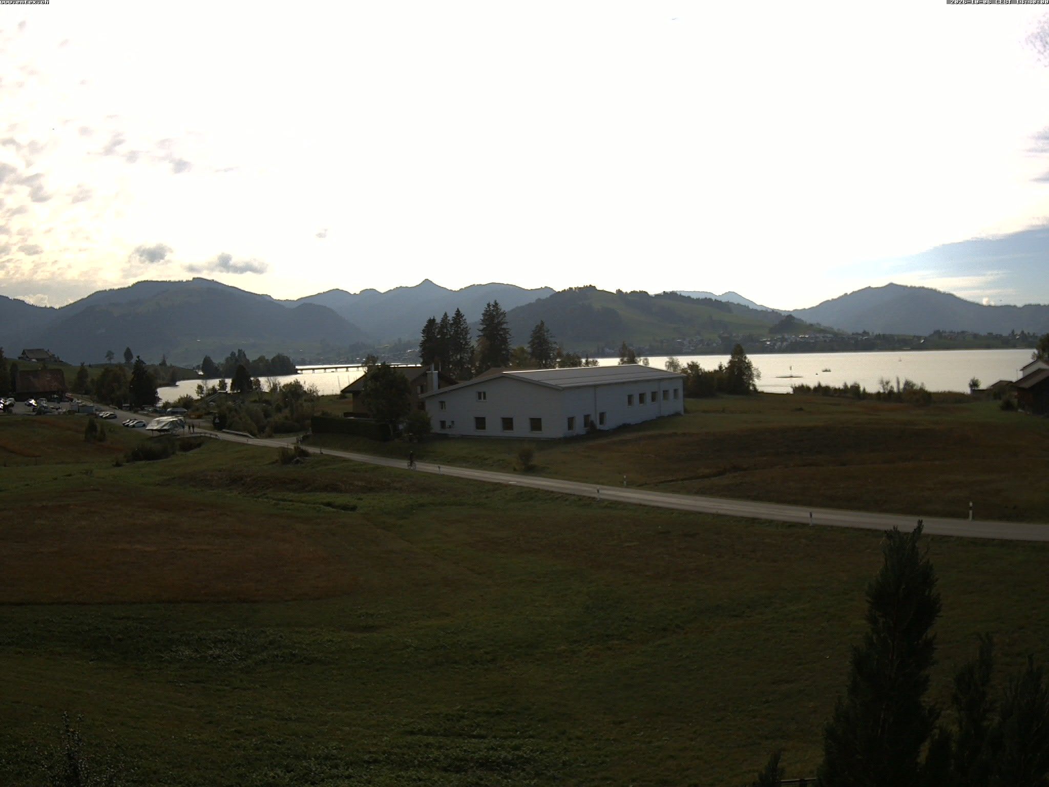 Willerzell: Blickrichtung Sihlsee und Birchli/Einsiedeln