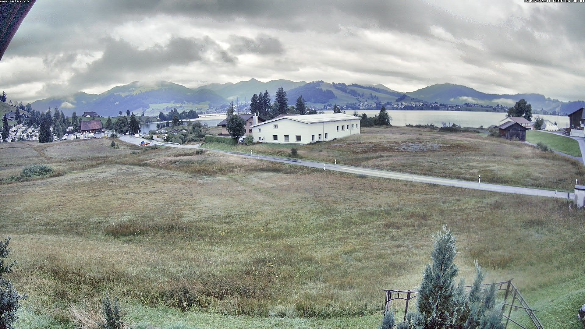 Willerzell: Blickrichtung Sihlsee und Birchli/Einsiedeln