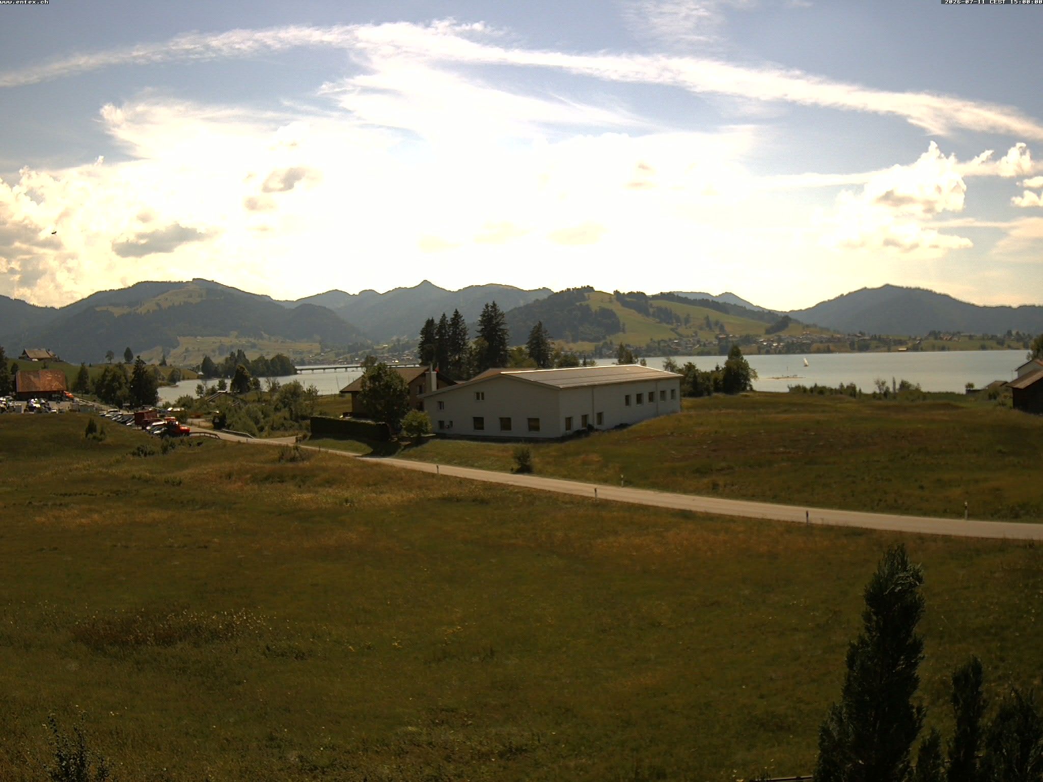 Willerzell: Blickrichtung Sihlsee und Birchli/Einsiedeln