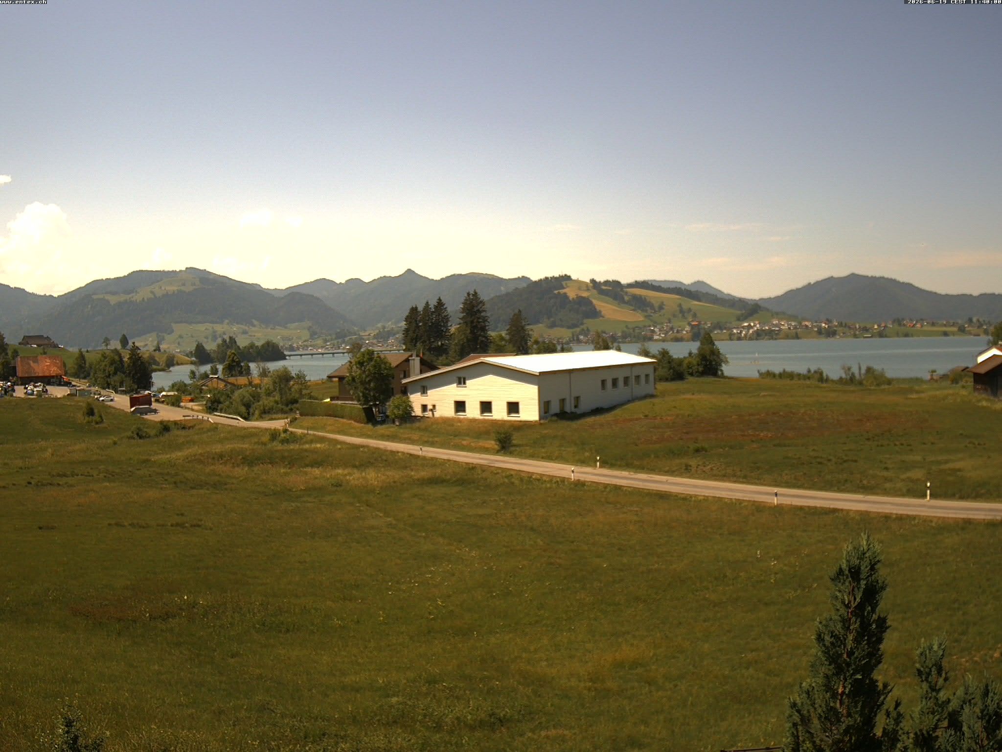 Willerzell: Blickrichtung Sihlsee und Birchli/Einsiedeln