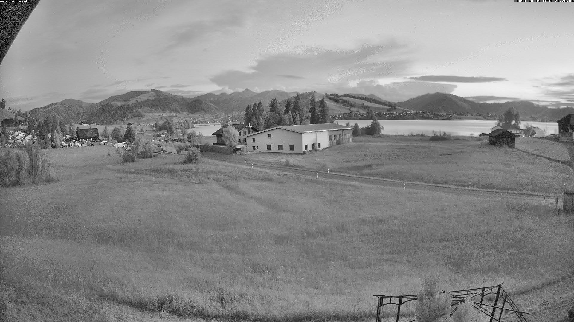 Willerzell: Blickrichtung Sihlsee und Birchli/Einsiedeln