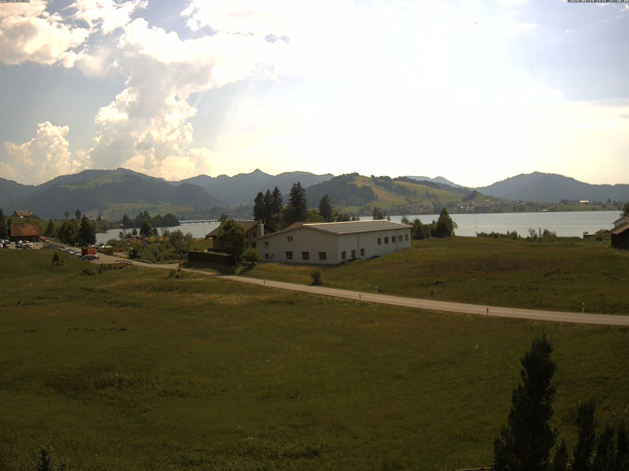 Willerzell: Blickrichtung Sihlsee und Birchli/Einsiedeln