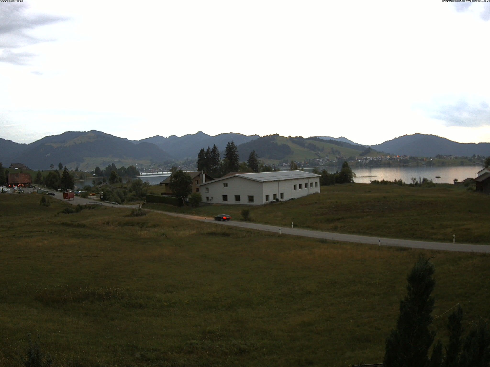 Willerzell: Blickrichtung Sihlsee und Birchli/Einsiedeln