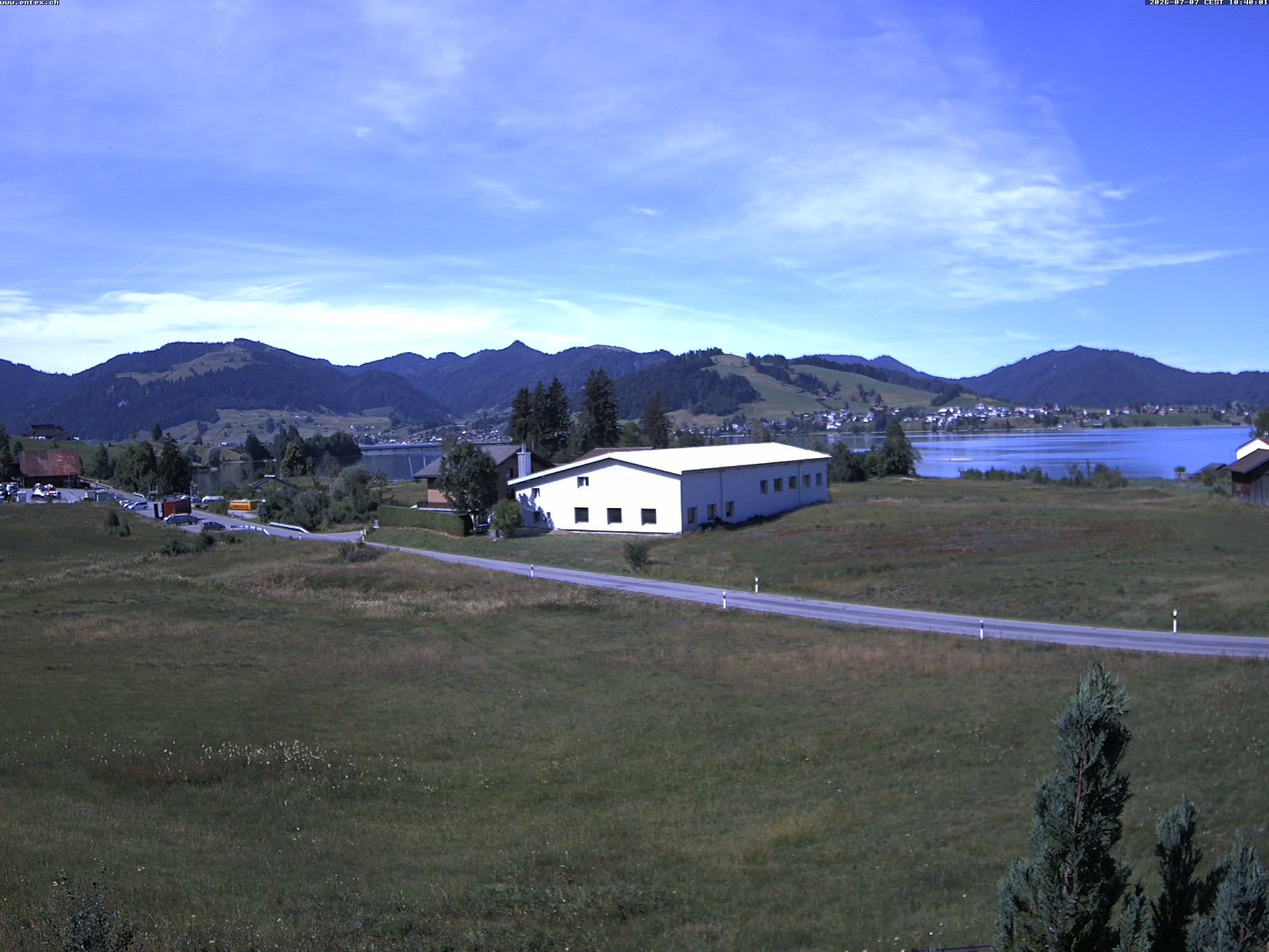 Willerzell: Blickrichtung Sihlsee und Birchli/Einsiedeln
