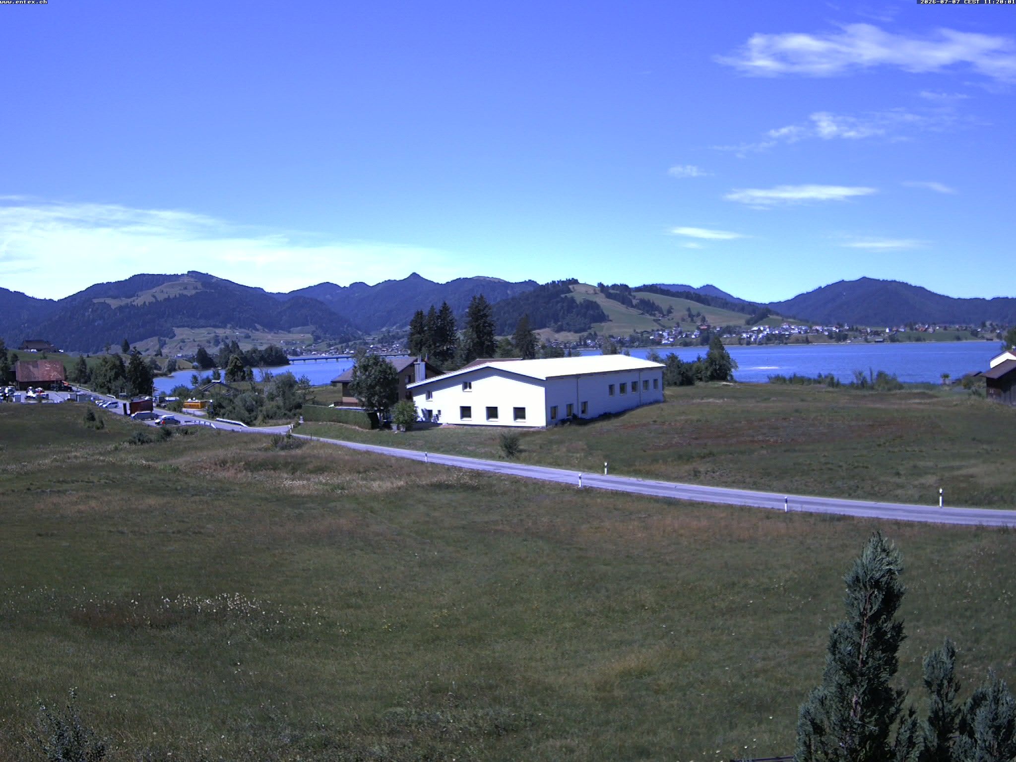 Willerzell: Blickrichtung Sihlsee und Birchli/Einsiedeln