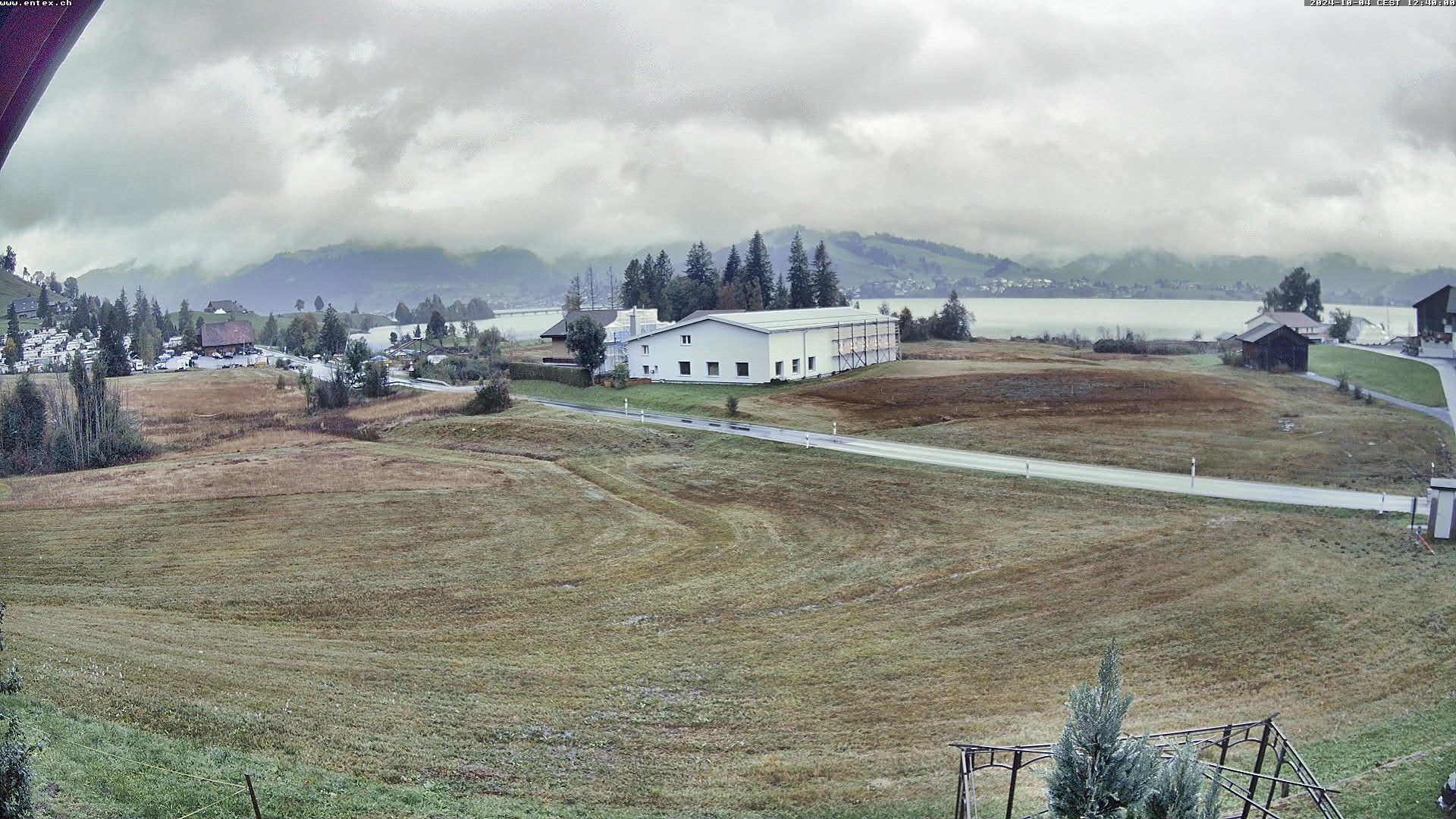 Willerzell: Blickrichtung Sihlsee und Birchli/Einsiedeln