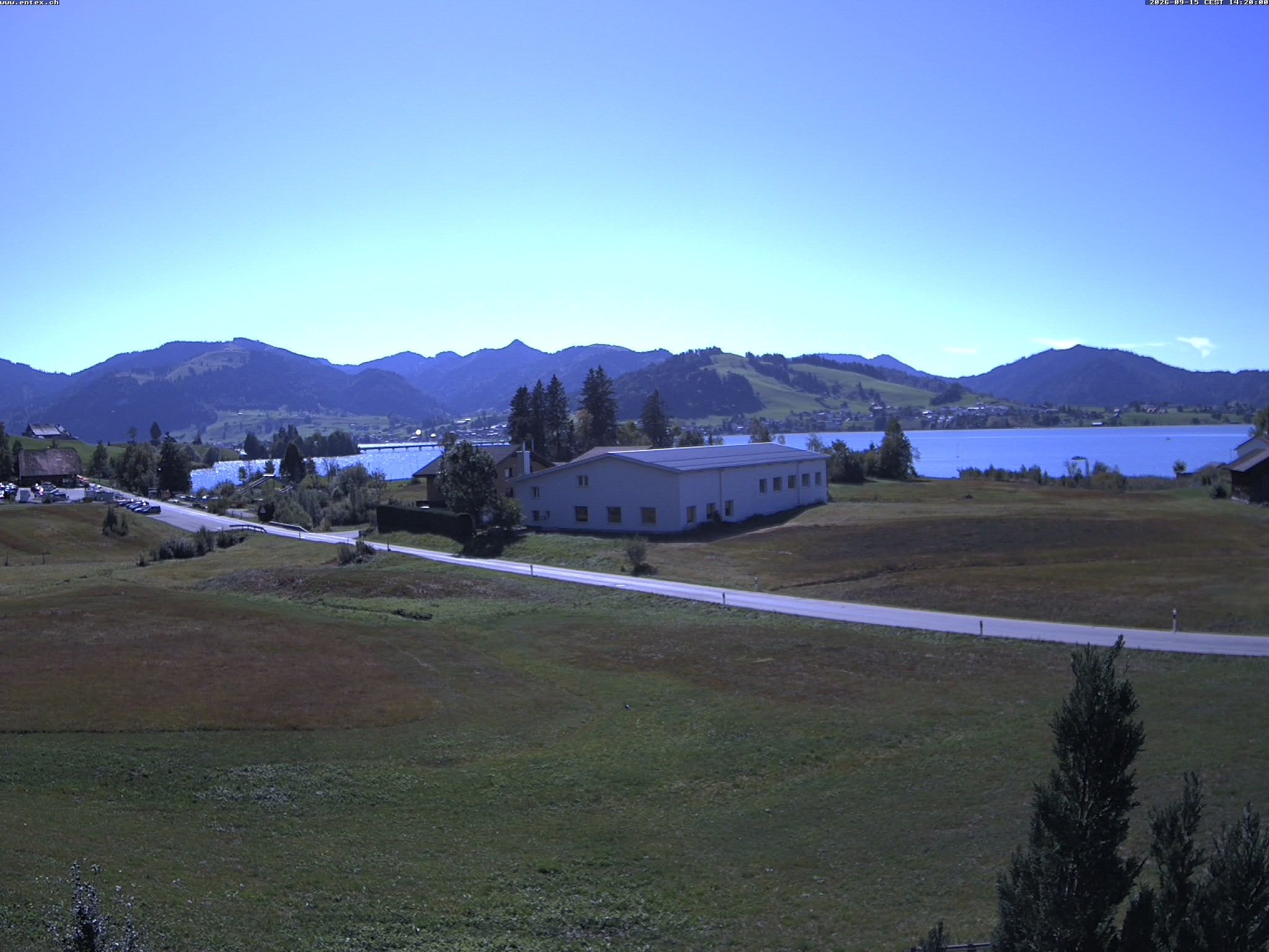 Willerzell: Blickrichtung Sihlsee und Birchli/Einsiedeln