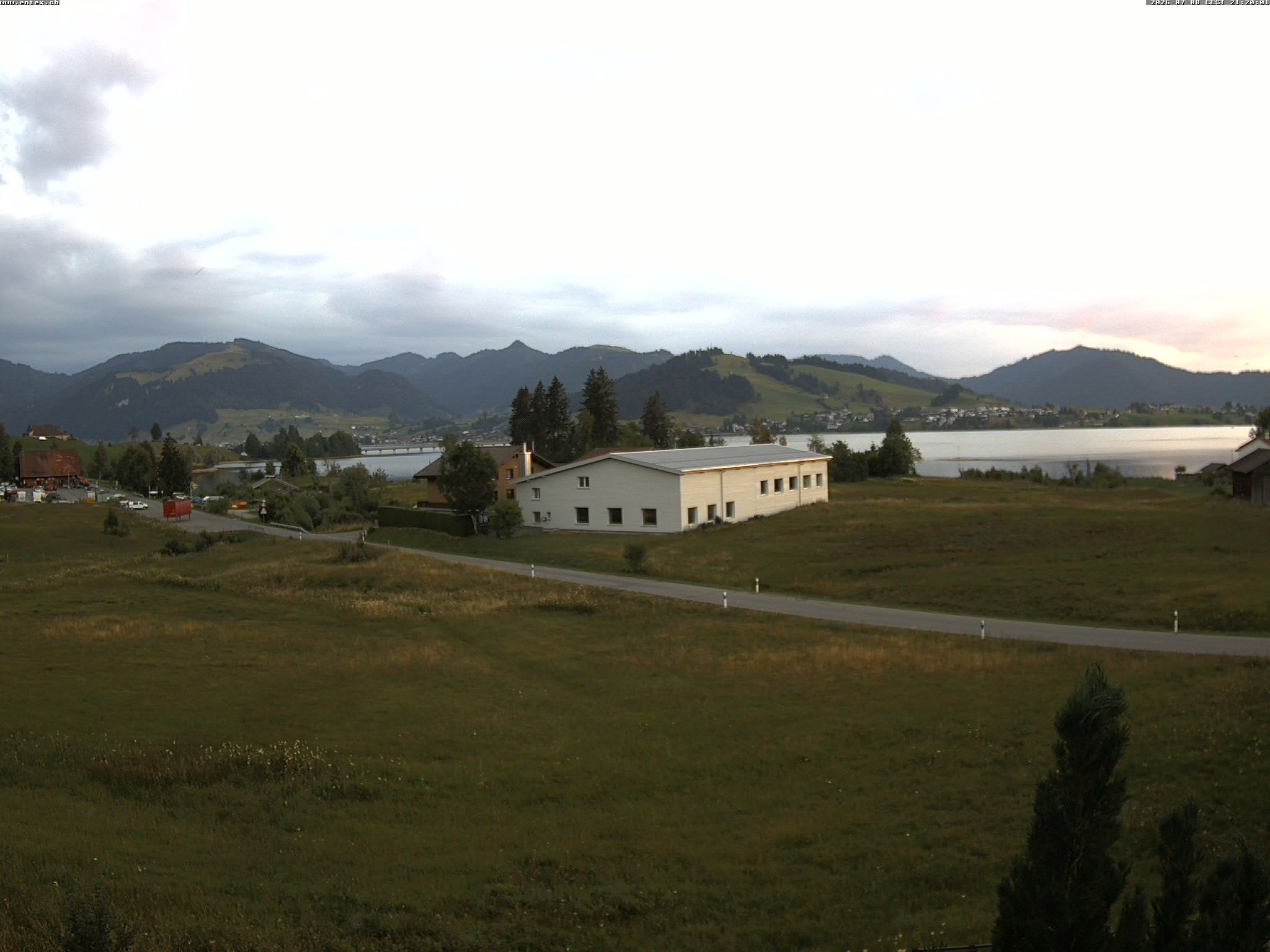 Willerzell: Blickrichtung Sihlsee und Birchli/Einsiedeln