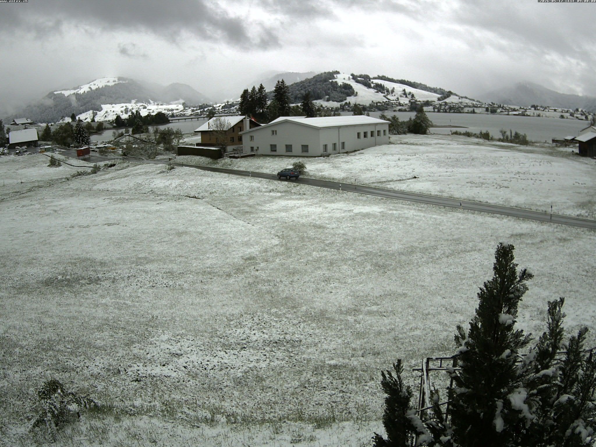 Willerzell: Blickrichtung Sihlsee und Birchli/Einsiedeln