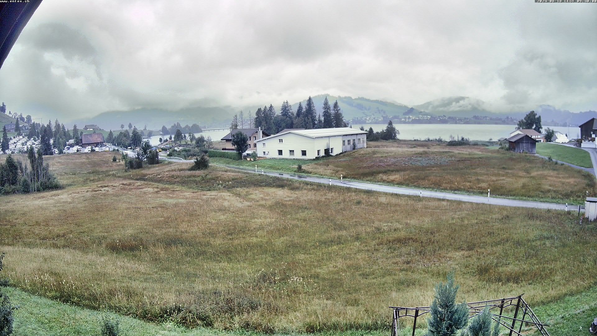 Willerzell: Blickrichtung Sihlsee und Birchli/Einsiedeln