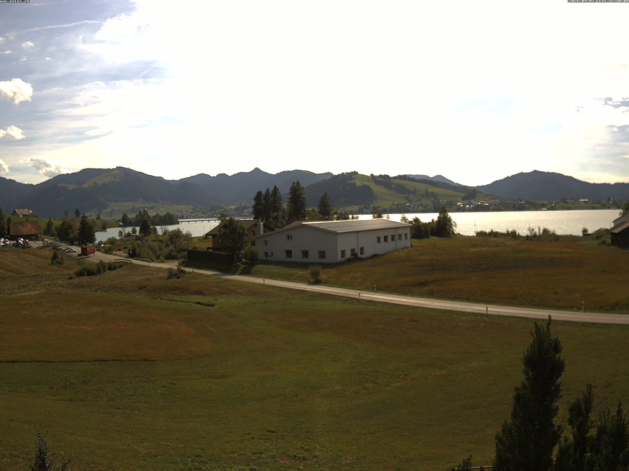 Willerzell: Blickrichtung Sihlsee und Birchli/Einsiedeln