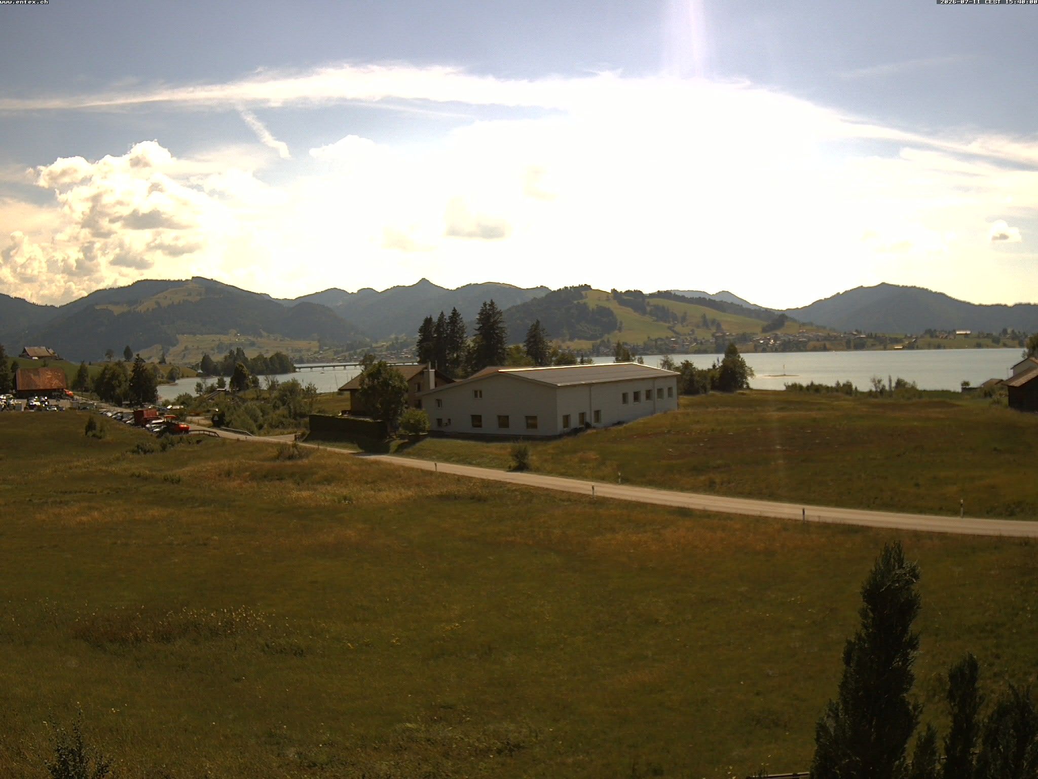 Willerzell: Blickrichtung Sihlsee und Birchli/Einsiedeln