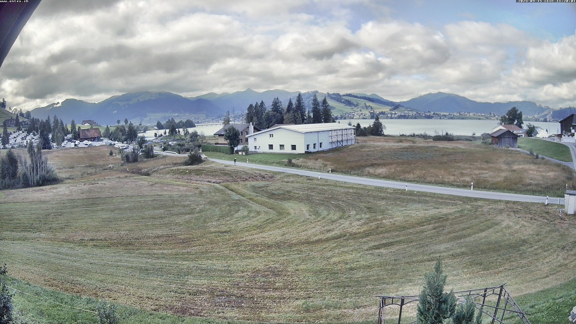 Willerzell: Blickrichtung Sihlsee und Birchli/Einsiedeln