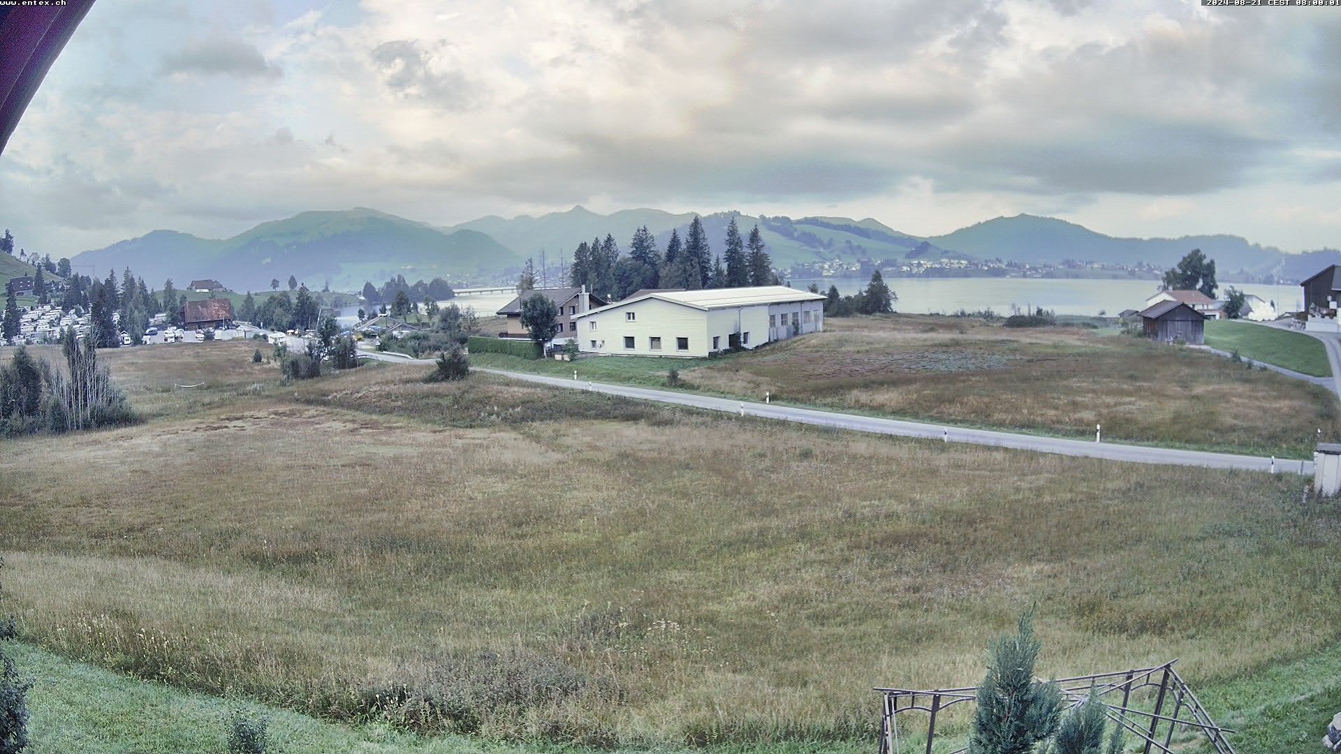 Willerzell: Blickrichtung Sihlsee und Birchli/Einsiedeln