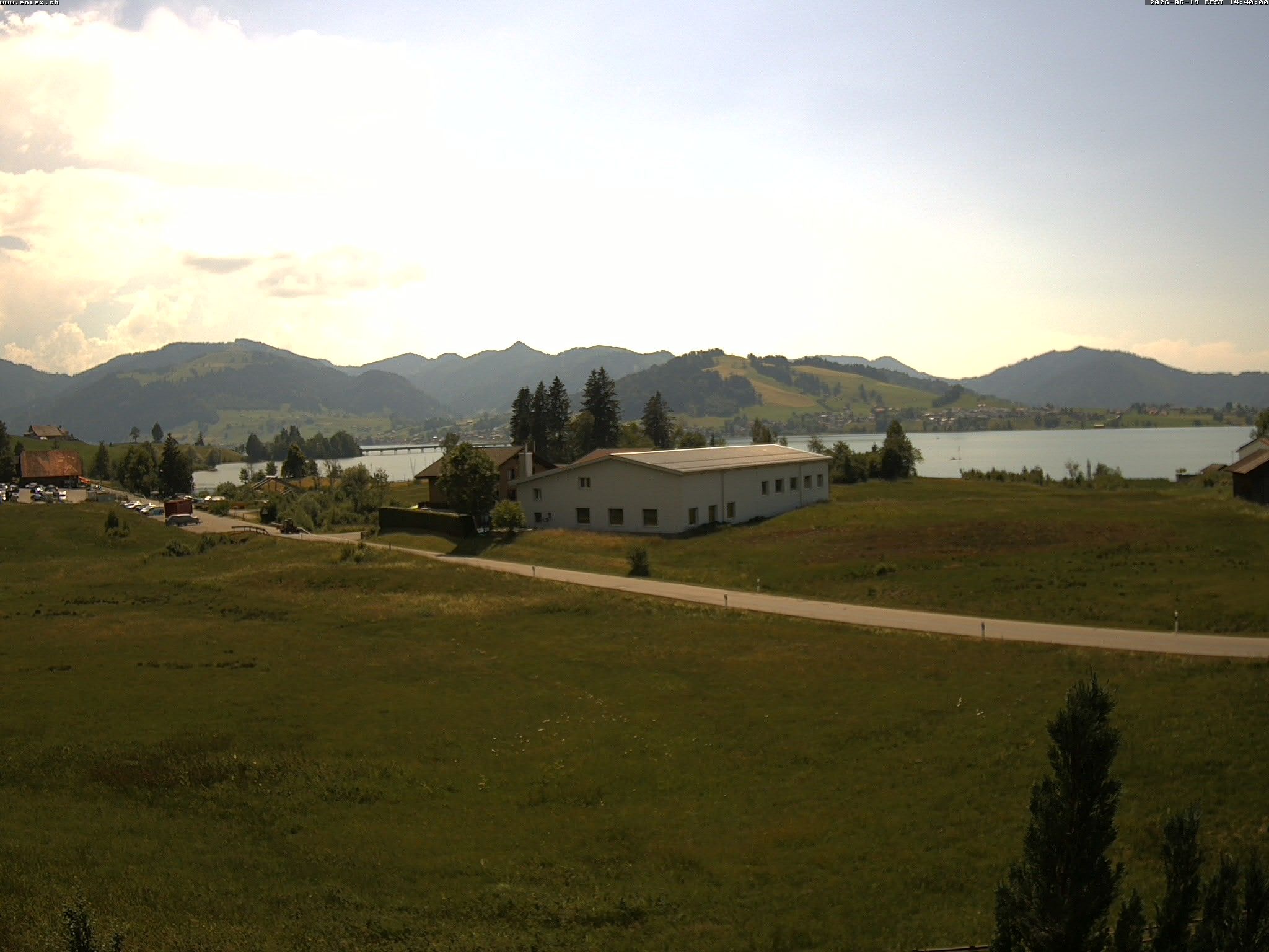 Willerzell: Blickrichtung Sihlsee und Birchli/Einsiedeln