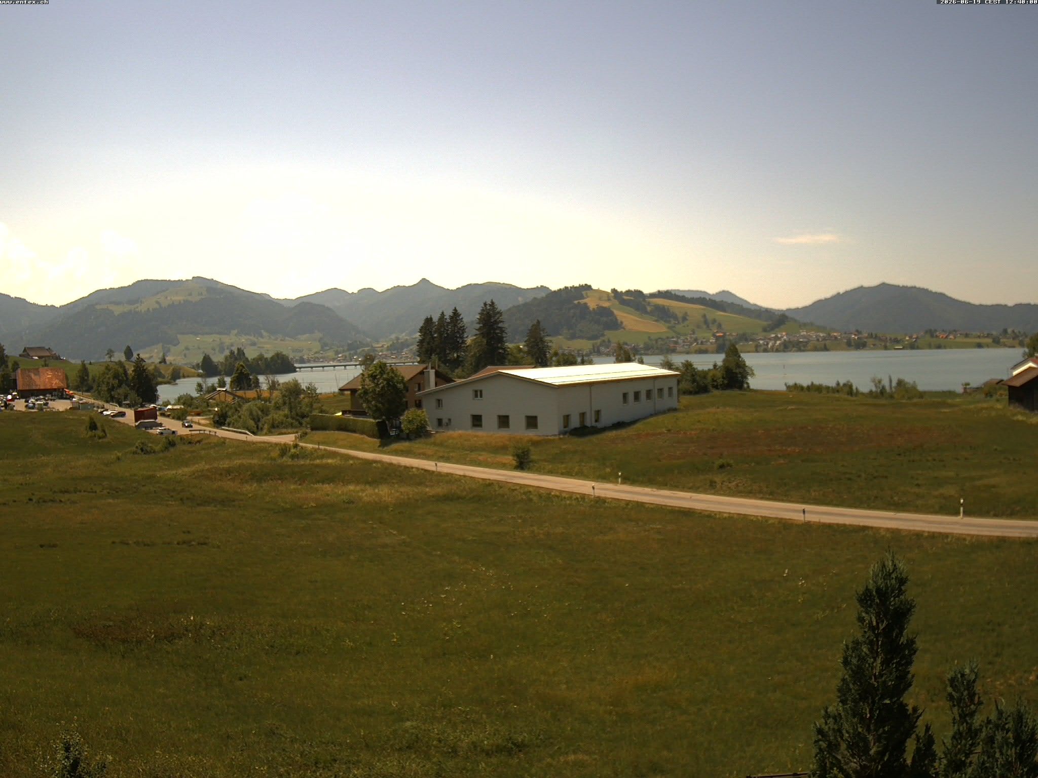 Willerzell: Blickrichtung Sihlsee und Birchli/Einsiedeln