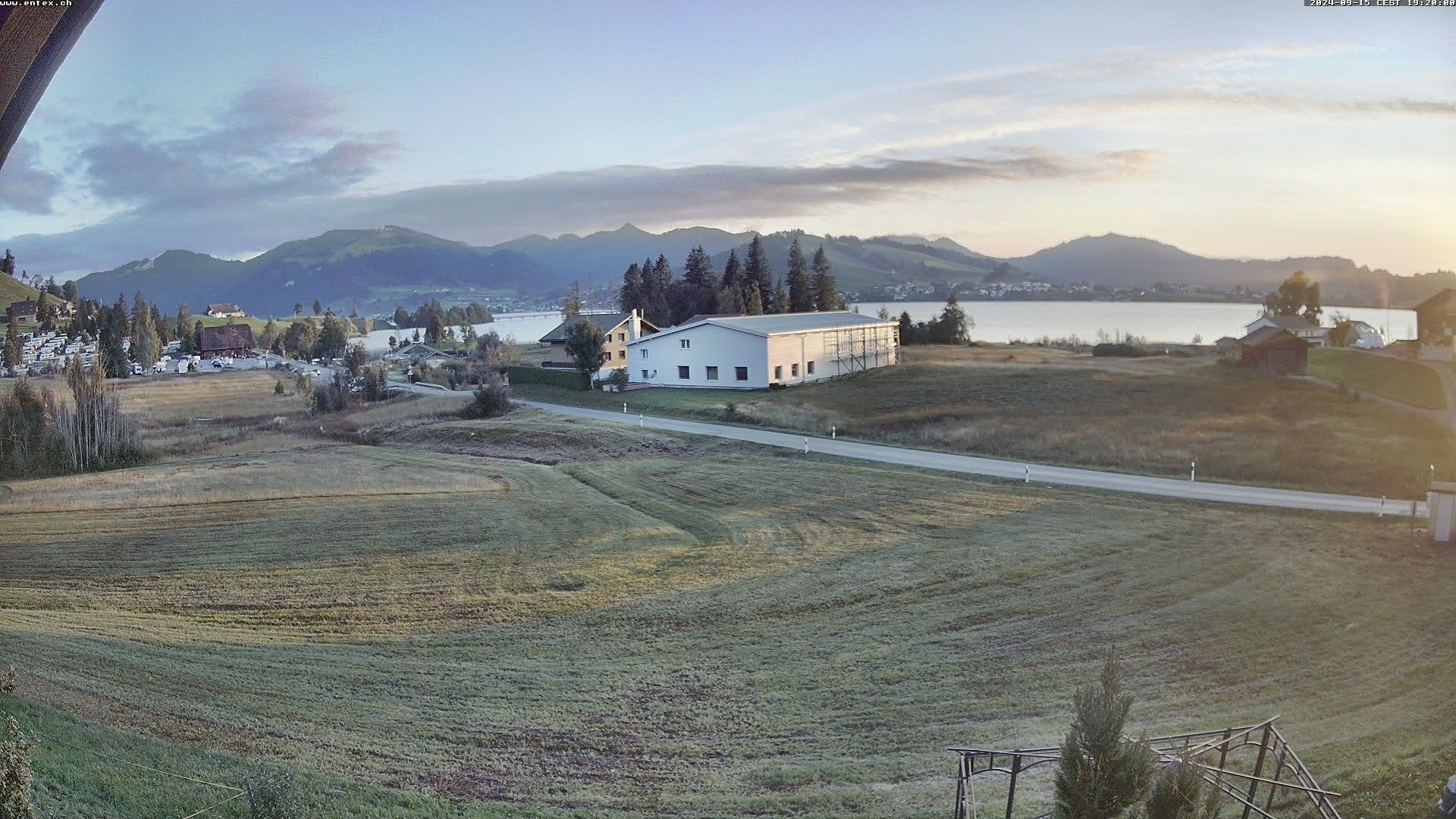 Willerzell: Blickrichtung Sihlsee und Birchli/Einsiedeln