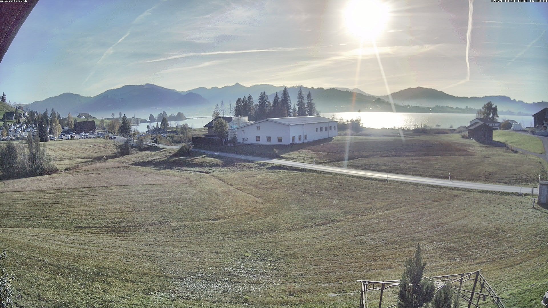 Willerzell: Blickrichtung Sihlsee und Birchli/Einsiedeln