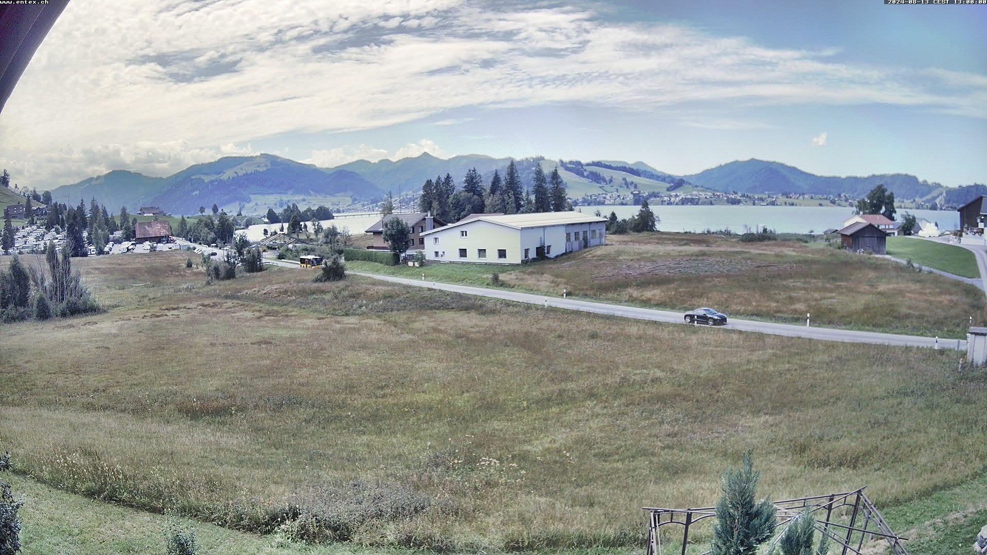 Willerzell: Blickrichtung Sihlsee und Birchli/Einsiedeln