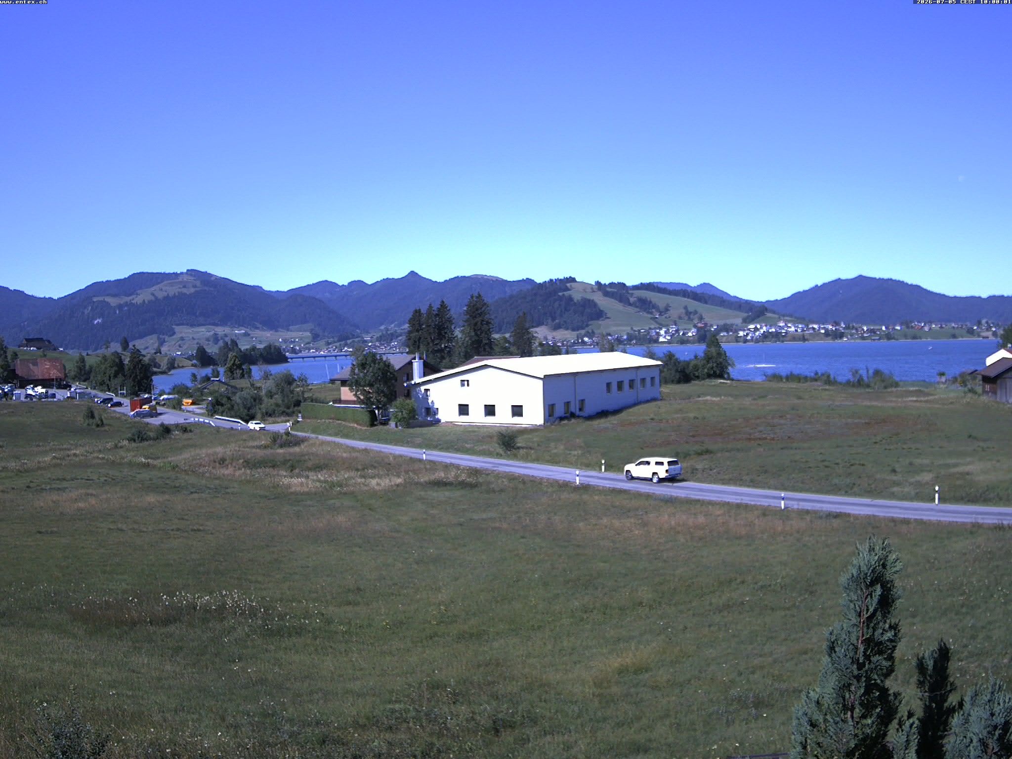 Willerzell: Blickrichtung Sihlsee und Birchli/Einsiedeln
