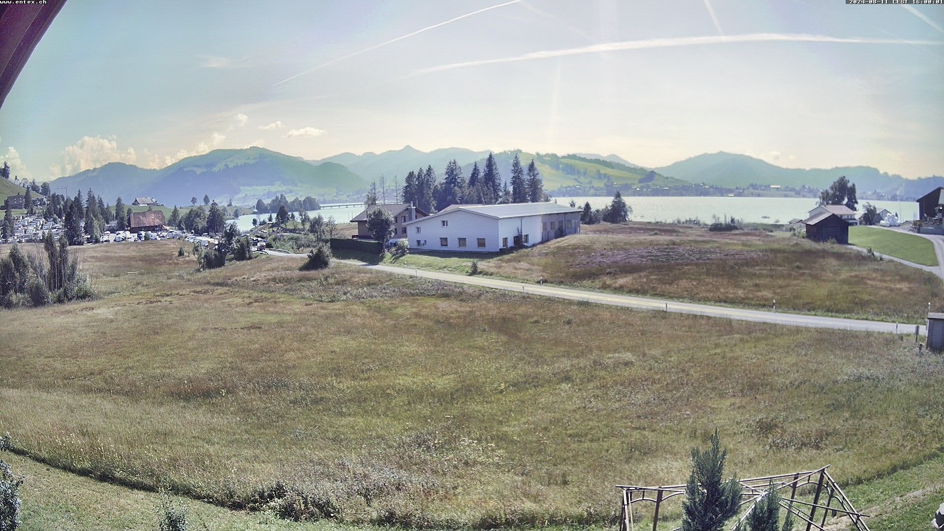 Willerzell: Blickrichtung Sihlsee und Birchli/Einsiedeln