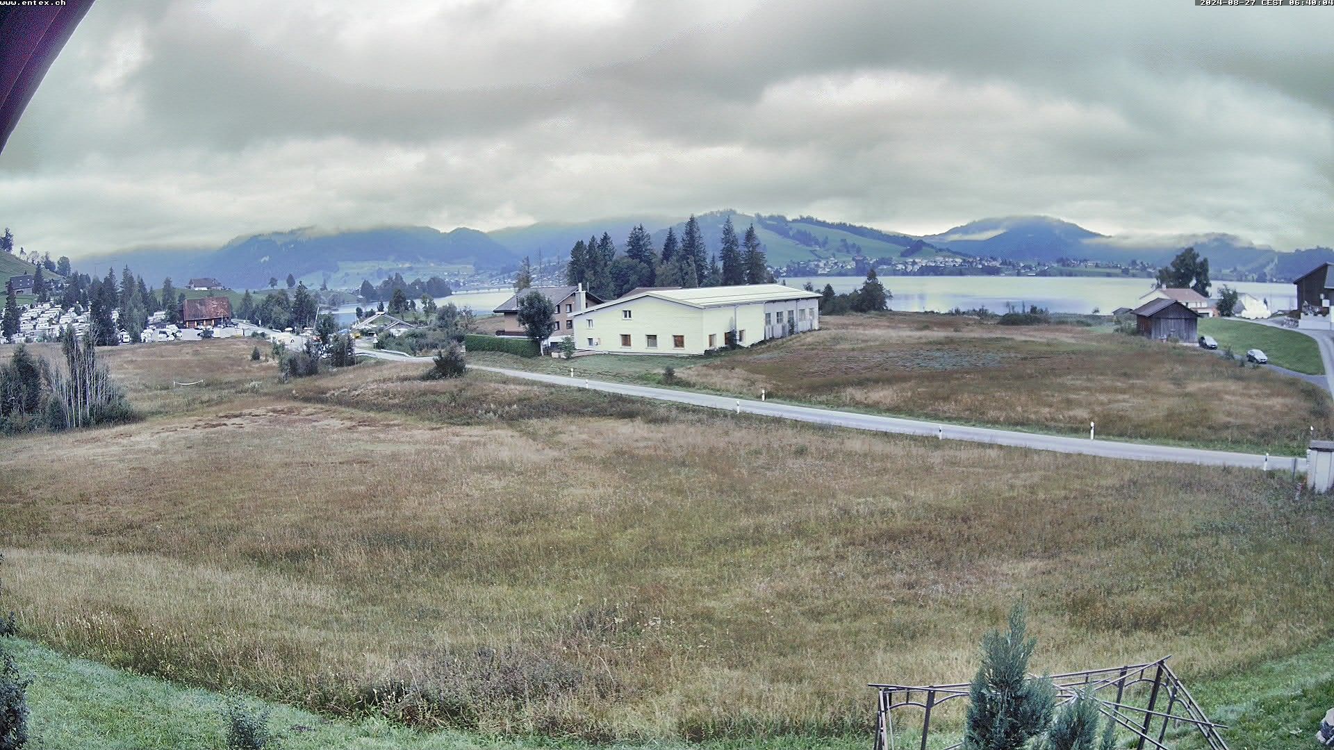 Willerzell: Blickrichtung Sihlsee und Birchli/Einsiedeln