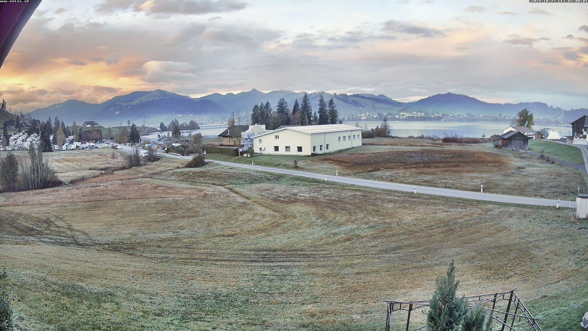 Willerzell: Blickrichtung Sihlsee und Birchli/Einsiedeln