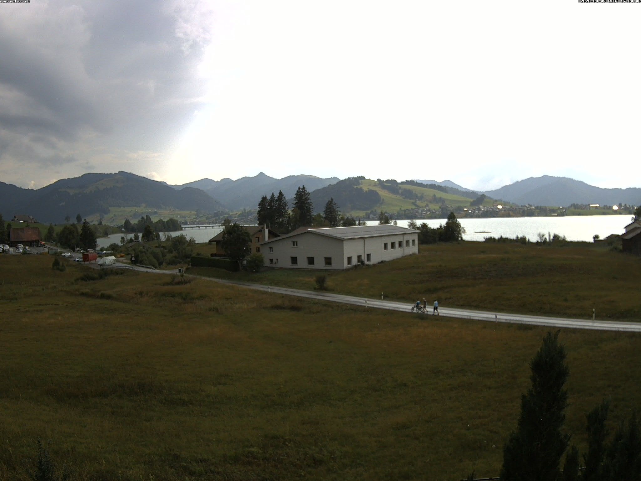 Willerzell: Blickrichtung Sihlsee und Birchli/Einsiedeln