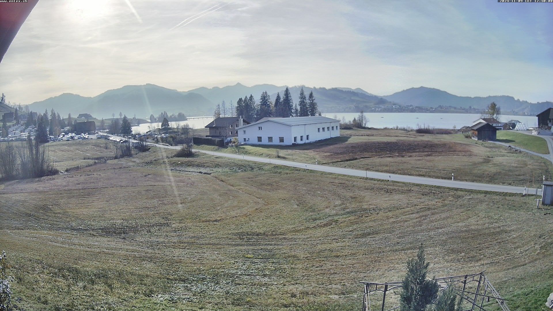 Willerzell: Blickrichtung Sihlsee und Birchli/Einsiedeln