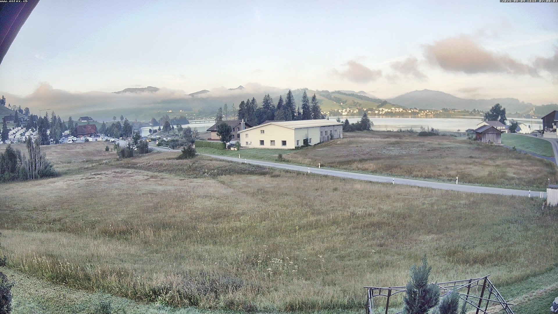 Willerzell: Blickrichtung Sihlsee und Birchli/Einsiedeln