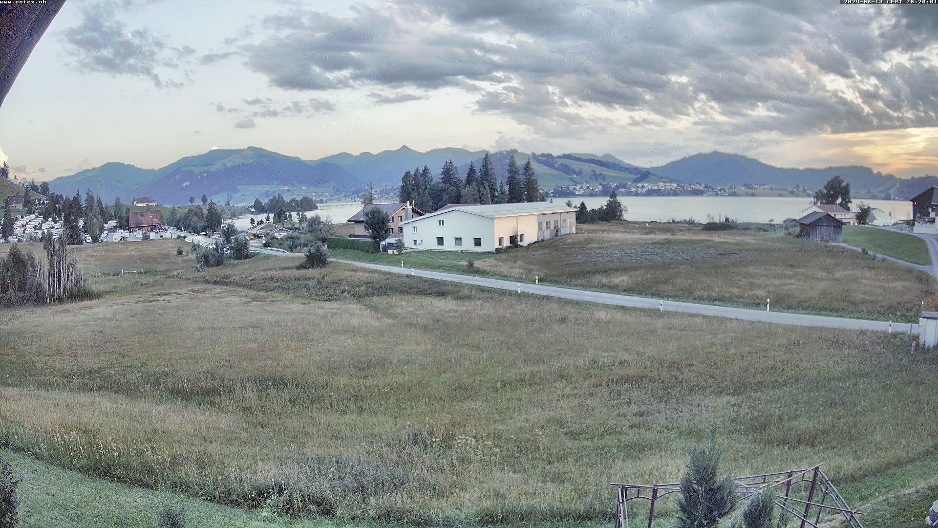 Willerzell: Blickrichtung Sihlsee und Birchli/Einsiedeln